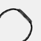 Enticer Men Quartz Black Dial Analog Stainless Steel Watch A2437