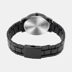 Enticer Men Quartz Black Dial Analog Stainless Steel Watch A2437