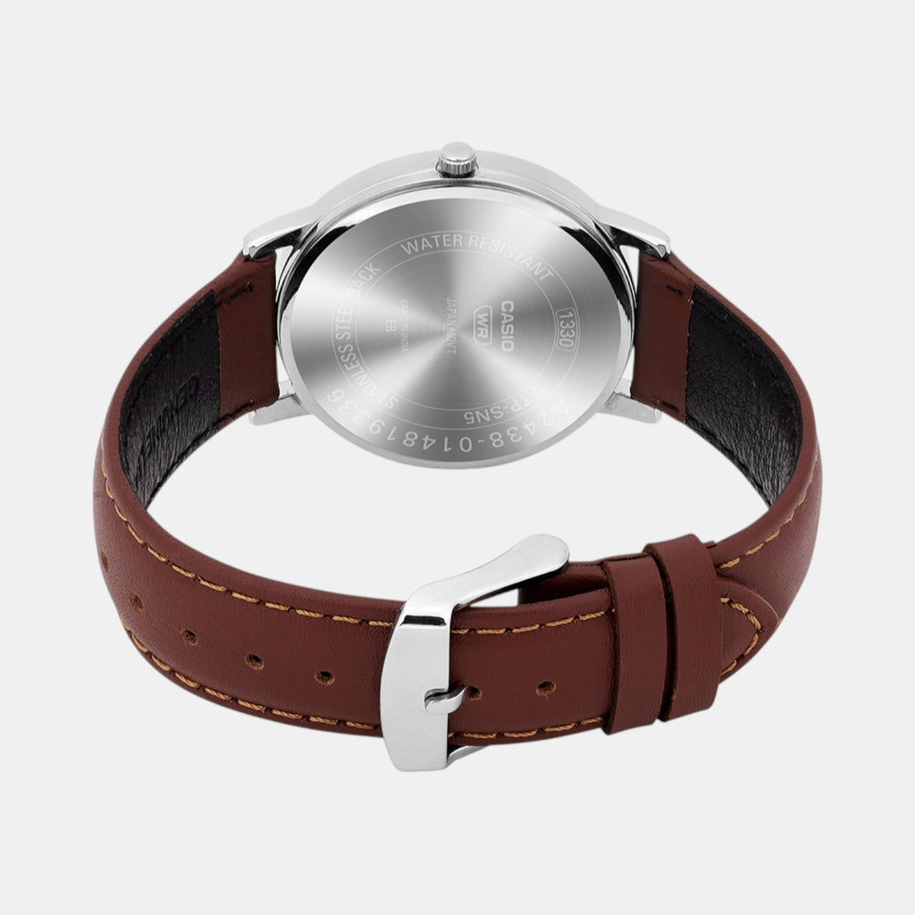 Enticer Men Quartz Green Dial Analog Stainless Steel Watch A2438