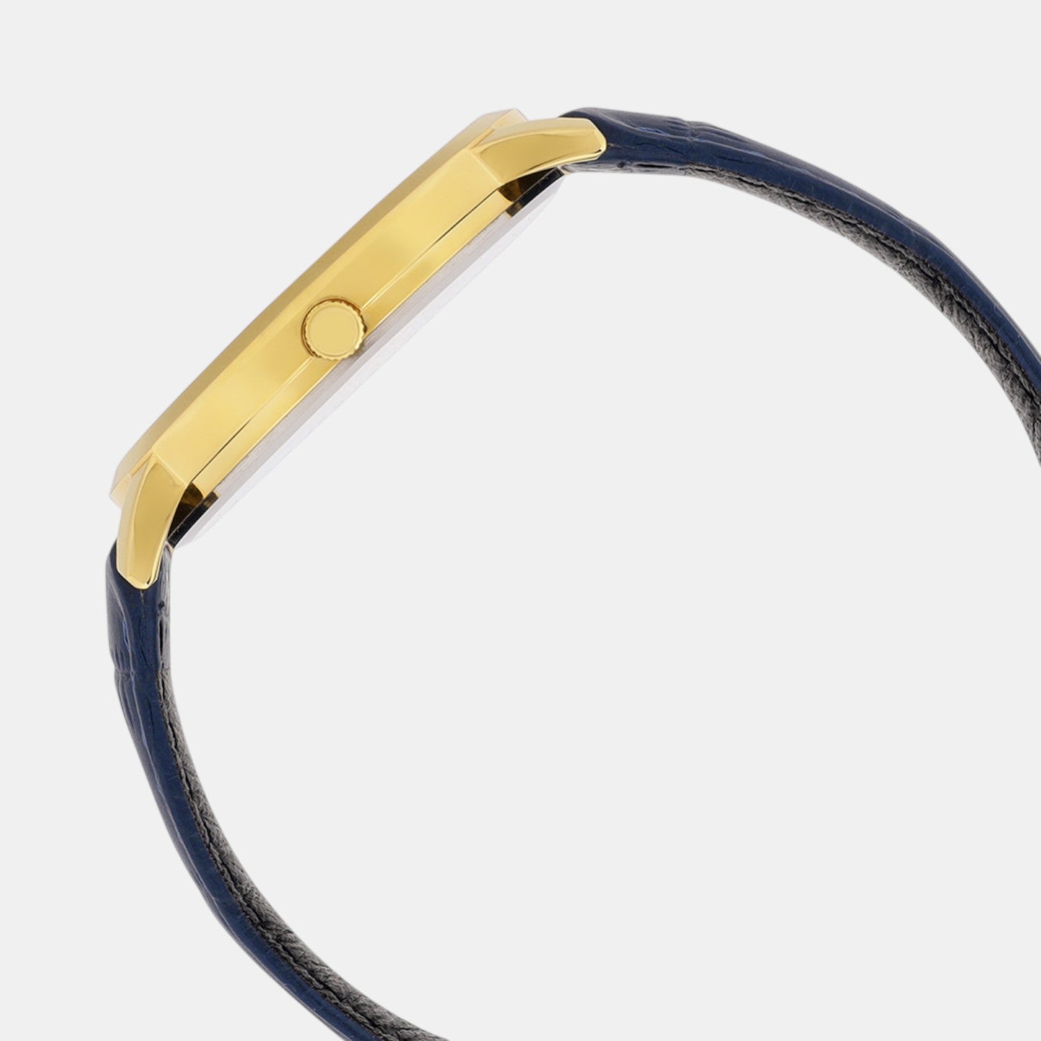 Enticer Men Quartz Blue Dial Analog Leather Watch A2439