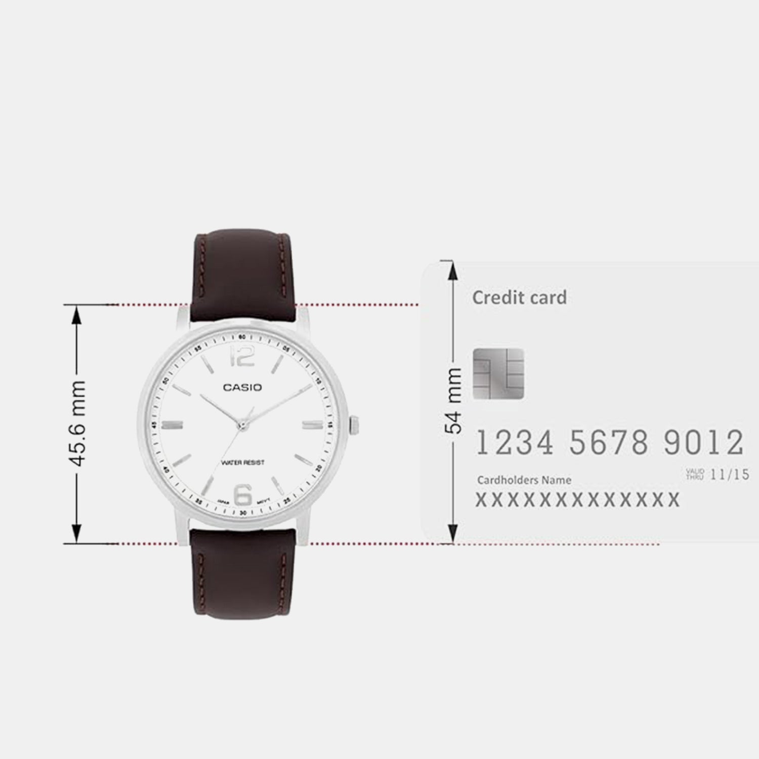 Enticer Men Quartz White Dial Analog Leather Watch A2440