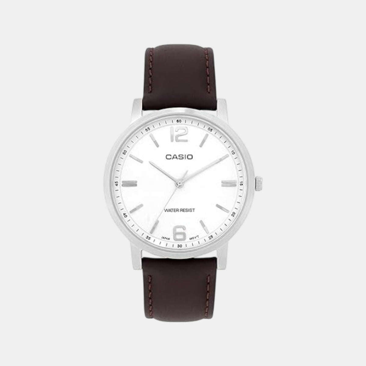 Enticer Men Quartz White Dial Analog Leather Watch A2440