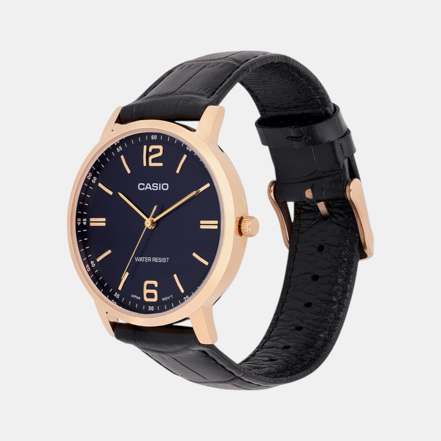 Enticer Men Quartz Blue Dial Analog Leather Watch A2441