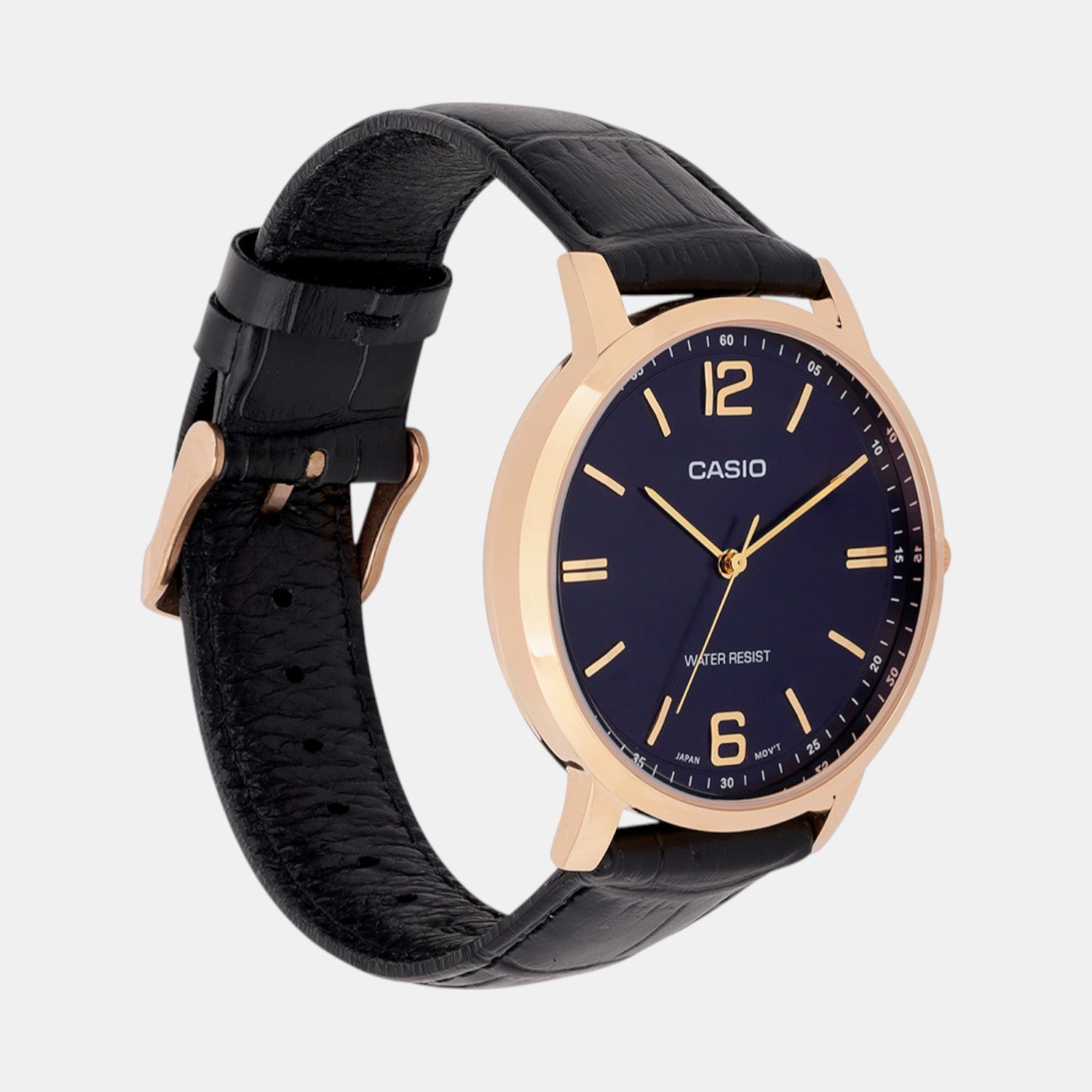 Enticer Men Quartz Blue Dial Analog Leather Watch A2441