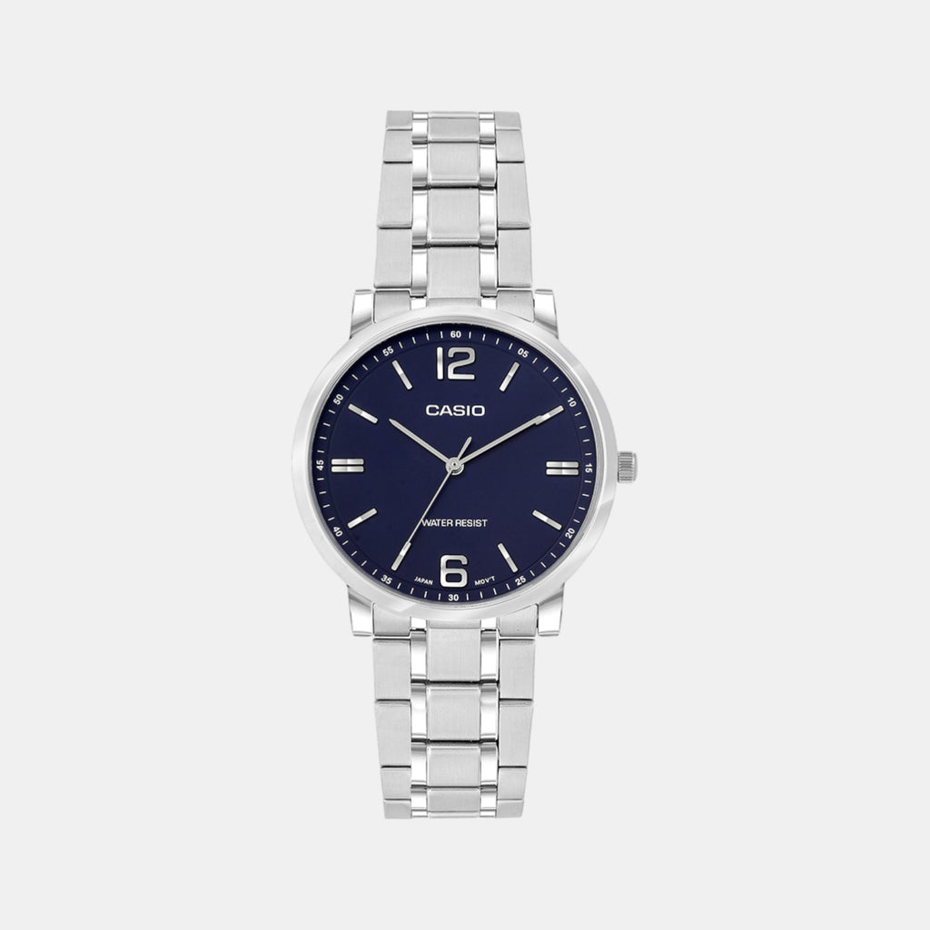 Enticer Women Quartz Blue Dial Analog Stainless Steel Watch A2442