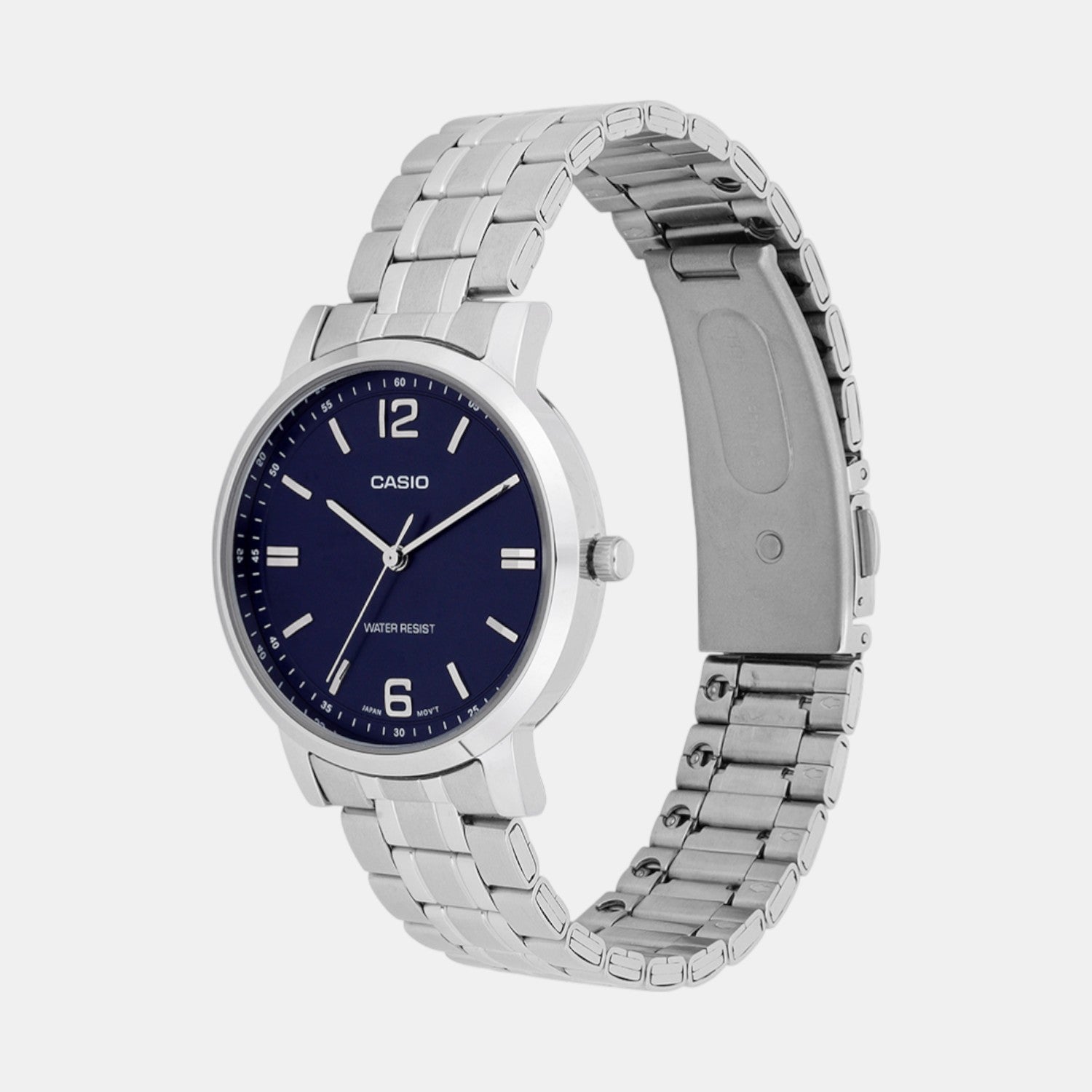 Enticer Women Quartz Blue Dial Analog Stainless Steel Watch A2442