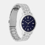 Enticer Women Quartz Blue Dial Analog Stainless Steel Watch A2442
