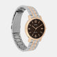 Women Quartz Brown Dial Analog Stainless Steel Watch A2443