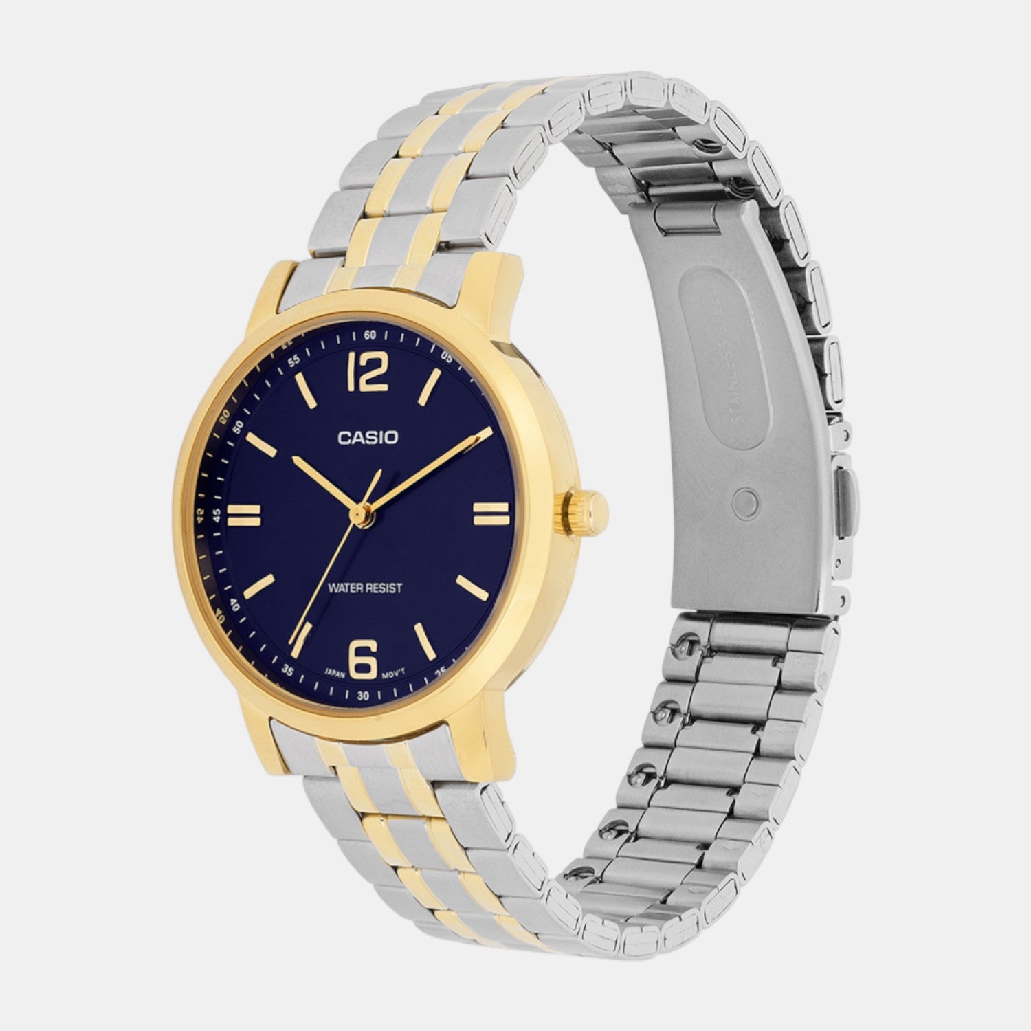 Enticer Women Quartz Blue Dial Analog Stainless Steel Watch A2444