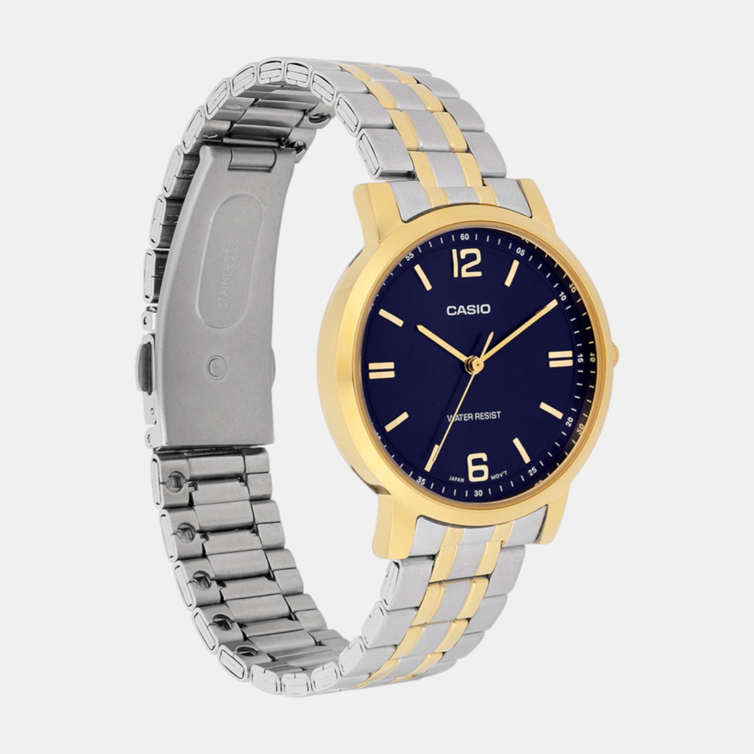 Enticer Women Quartz Blue Dial Analog Stainless Steel Watch A2444