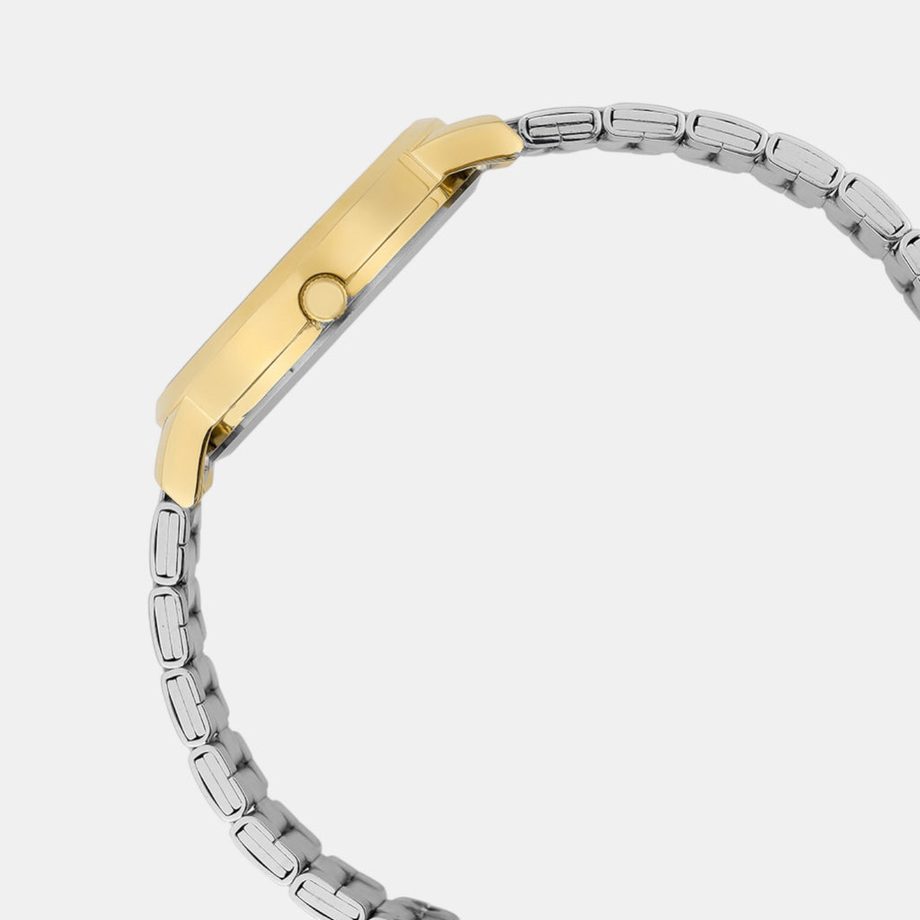 Enticer Women Quartz Blue Dial Analog Stainless Steel Watch A2444