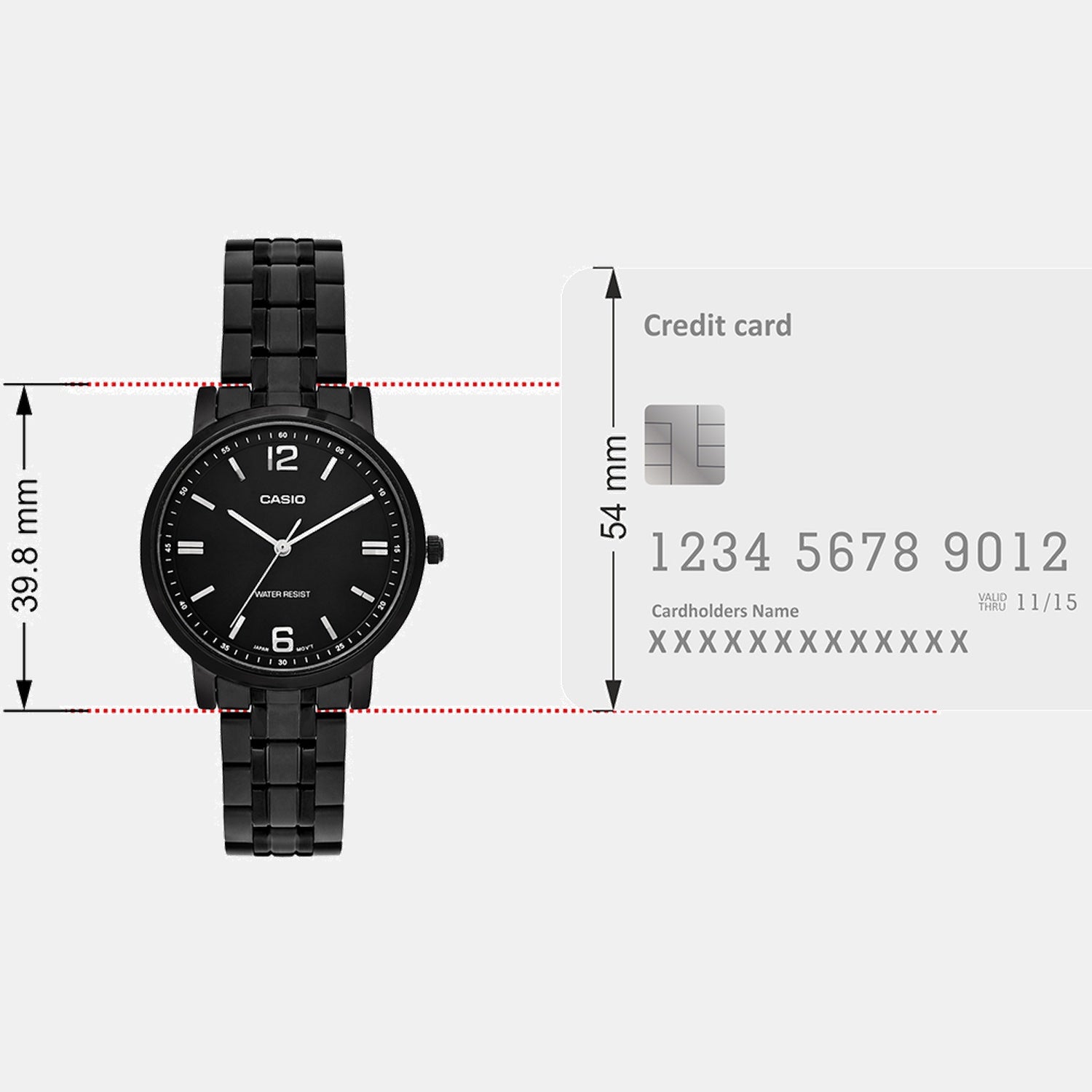 Enticer Women Quartz Black Dial Analog Stainless Steel Watch A2445