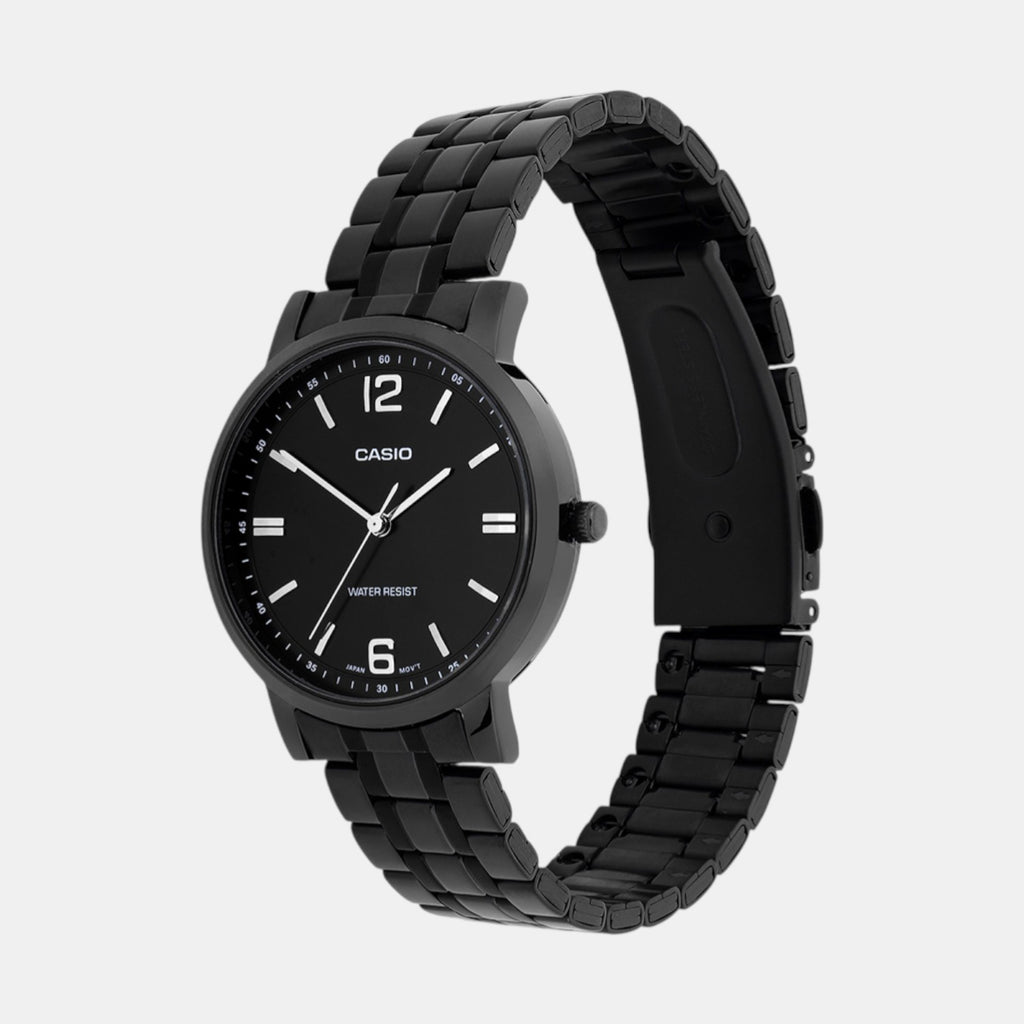 Enticer Women Quartz Black Dial Analog Stainless Steel Watch A2445