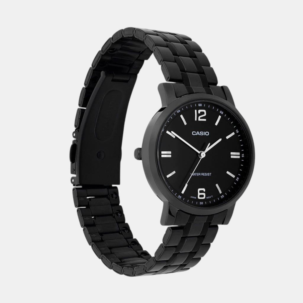 Enticer Women Quartz Black Dial Analog Stainless Steel Watch A2445