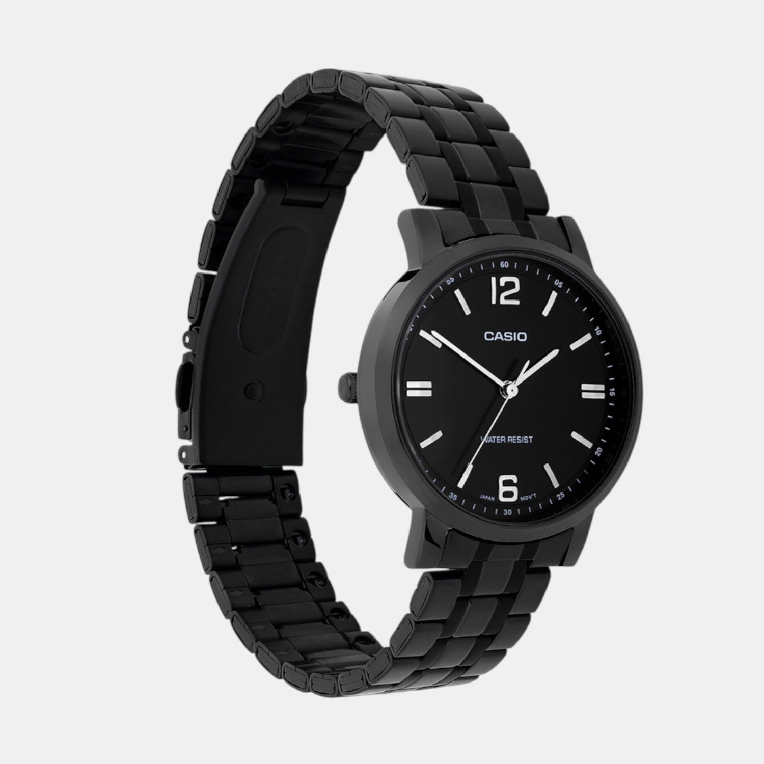 Enticer Women Quartz Black Dial Analog Stainless Steel Watch A2445