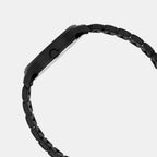 Enticer Women Quartz Black Dial Analog Stainless Steel Watch A2445