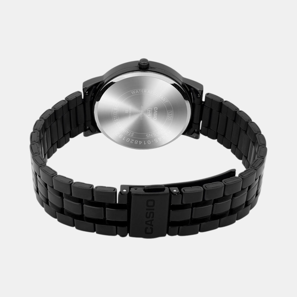 Enticer Women Quartz Black Dial Analog Stainless Steel Watch A2445