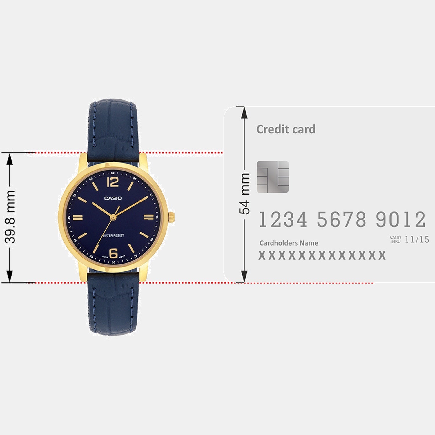 Enticer Women Quartz Blue Dial Analog Leather Watch A2446