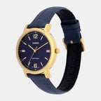 Enticer Women Quartz Blue Dial Analog Leather Watch A2446