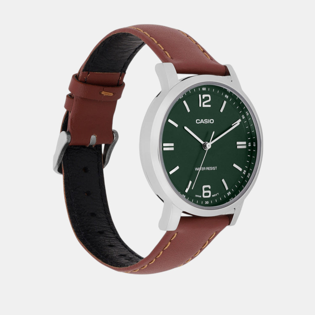 Enticer Women Quartz Green Dial Analog Leather Watch A2447