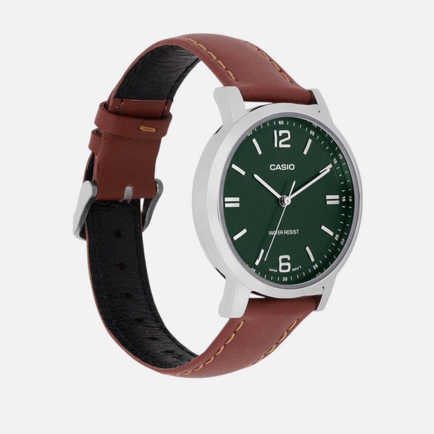 Enticer Women Quartz Green Dial Analog Leather Watch A2447