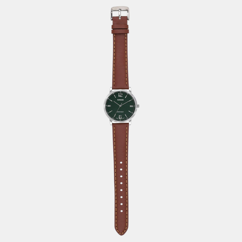Enticer Women Quartz Green Dial Analog Leather Watch A2447