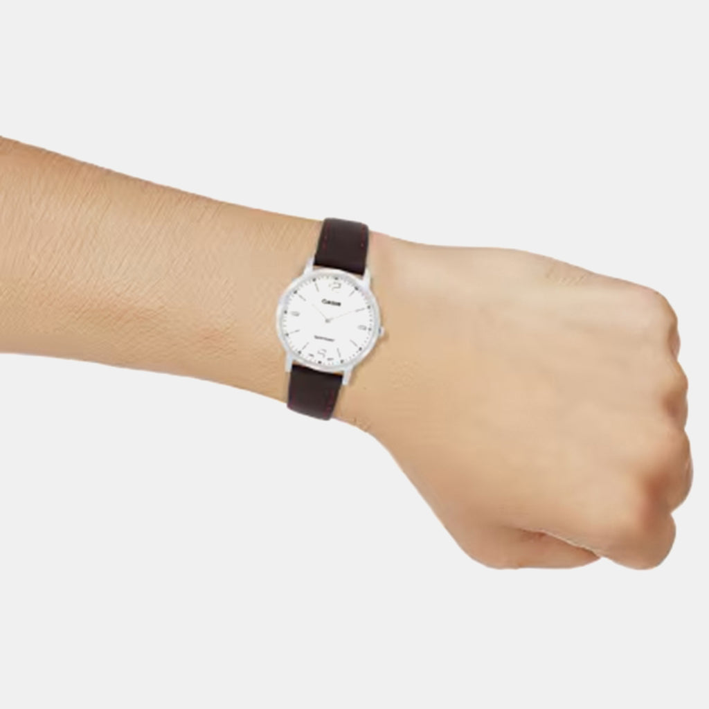 Enticer Women Quartz White Dial Analog Leather Watch A2448
