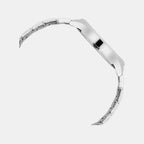 Men Quartz Ice Blue Dial Multi-Function Stainless Steel Watch A2451