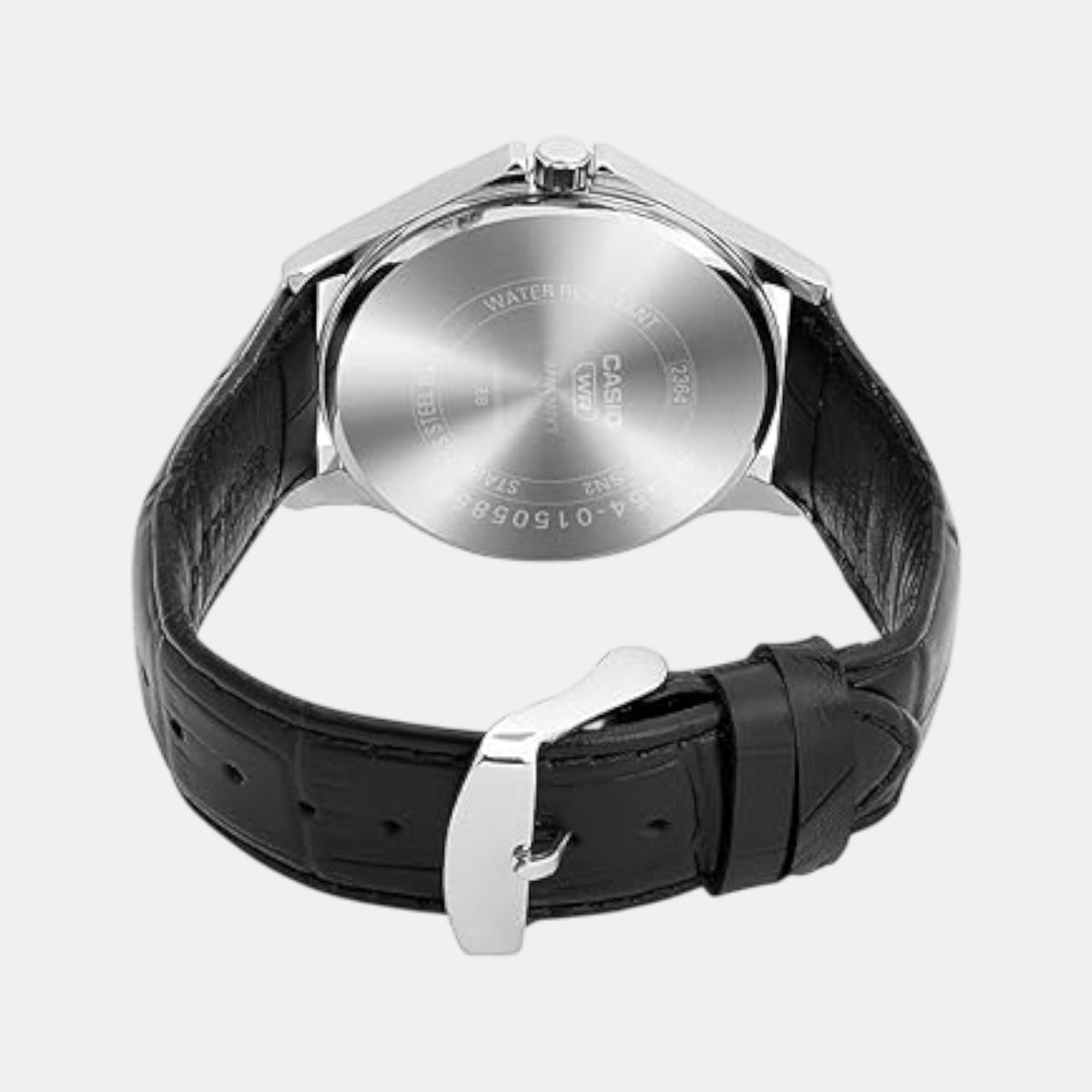 Enticer Men Quartz Black Dial Analog Leather Watch A2454
