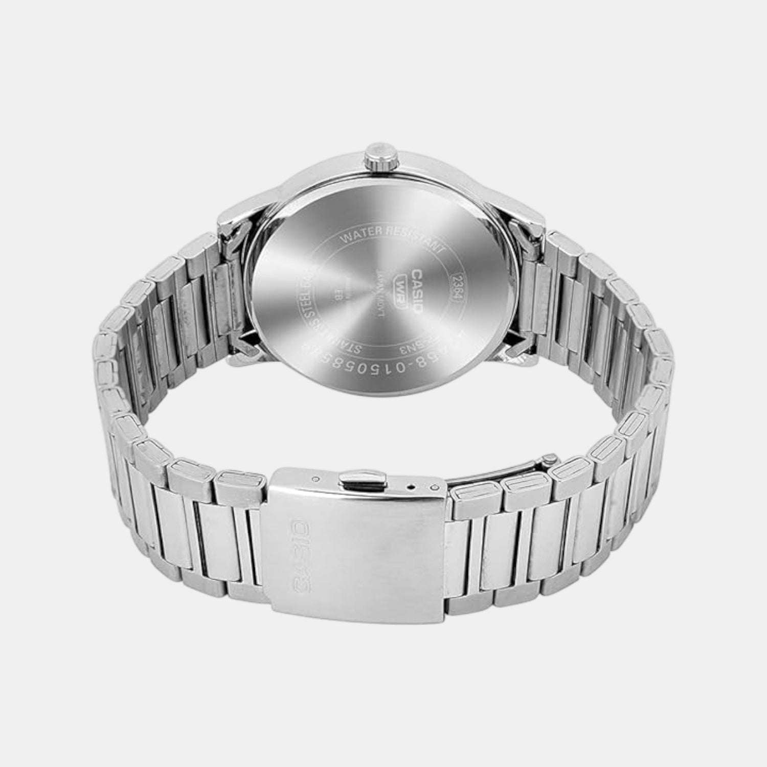 Enticer Men Quartz Black Dial Analog Stainless Steel Watch A2458