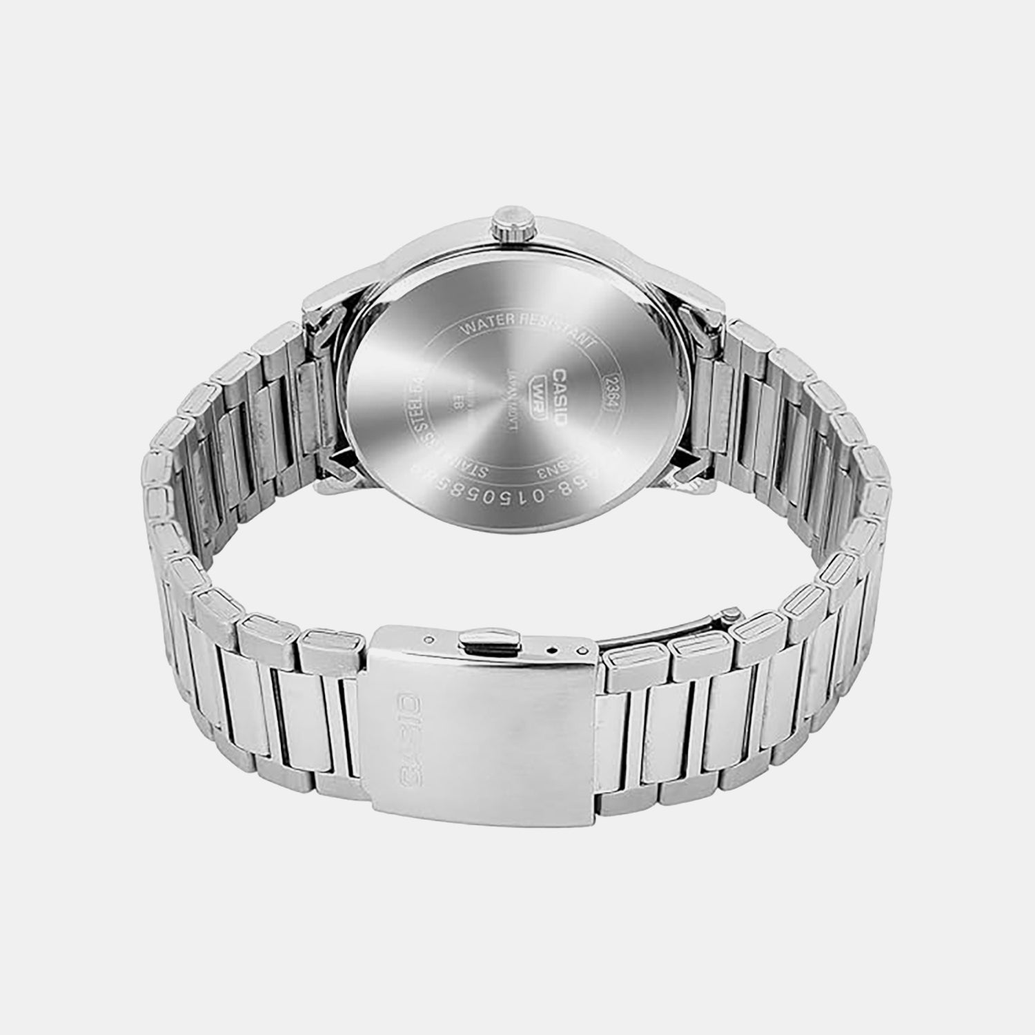 Enticer Men Quartz Blue Dial Analog Stainless Steel Watch A2458