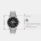 Enticer Men Quartz Blue Dial Analog Stainless Steel Watch A2458