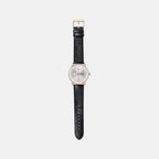 Enticer Men Quartz Silver Dial Analog Leather Watch A2461
