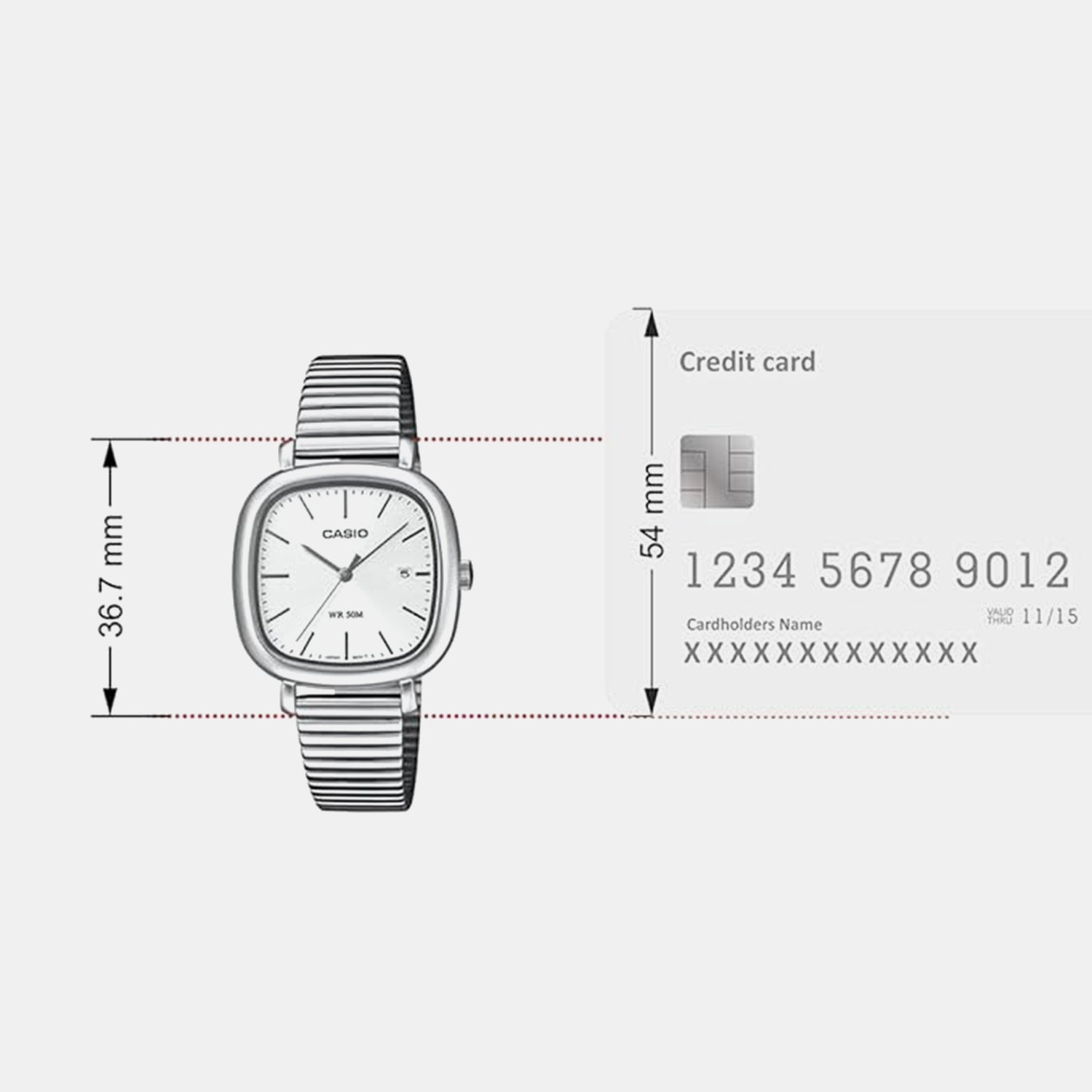 Enticer Women Quartz Silver Dial Analog Stainless Steel Watch A2464