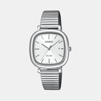 Enticer Women Quartz Silver Dial Analog Stainless Steel Watch A2464