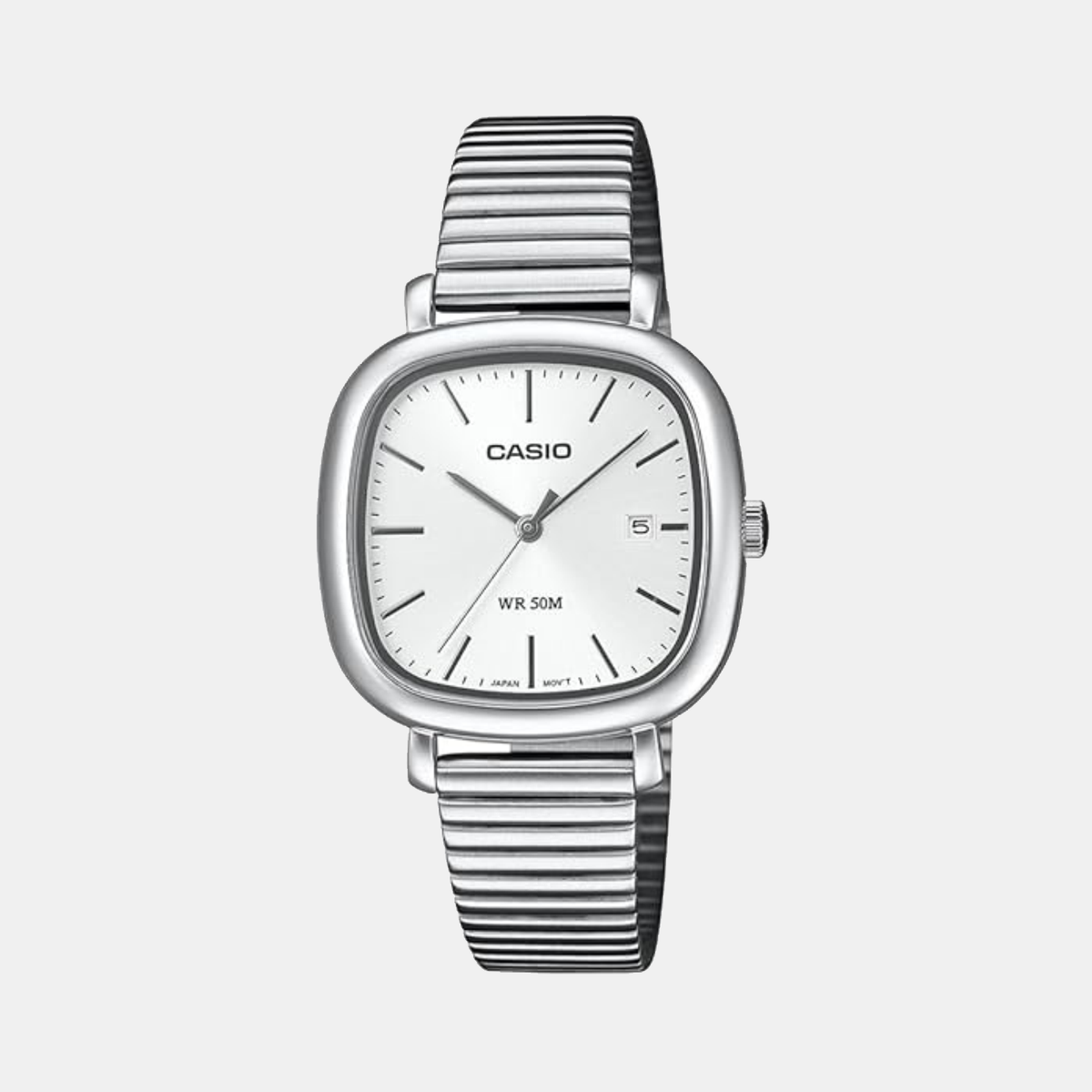 Enticer Women Quartz Silver Dial Analog Stainless Steel Watch A2464