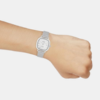 Enticer Women Quartz Silver Dial Analog Stainless Steel Watch A2464