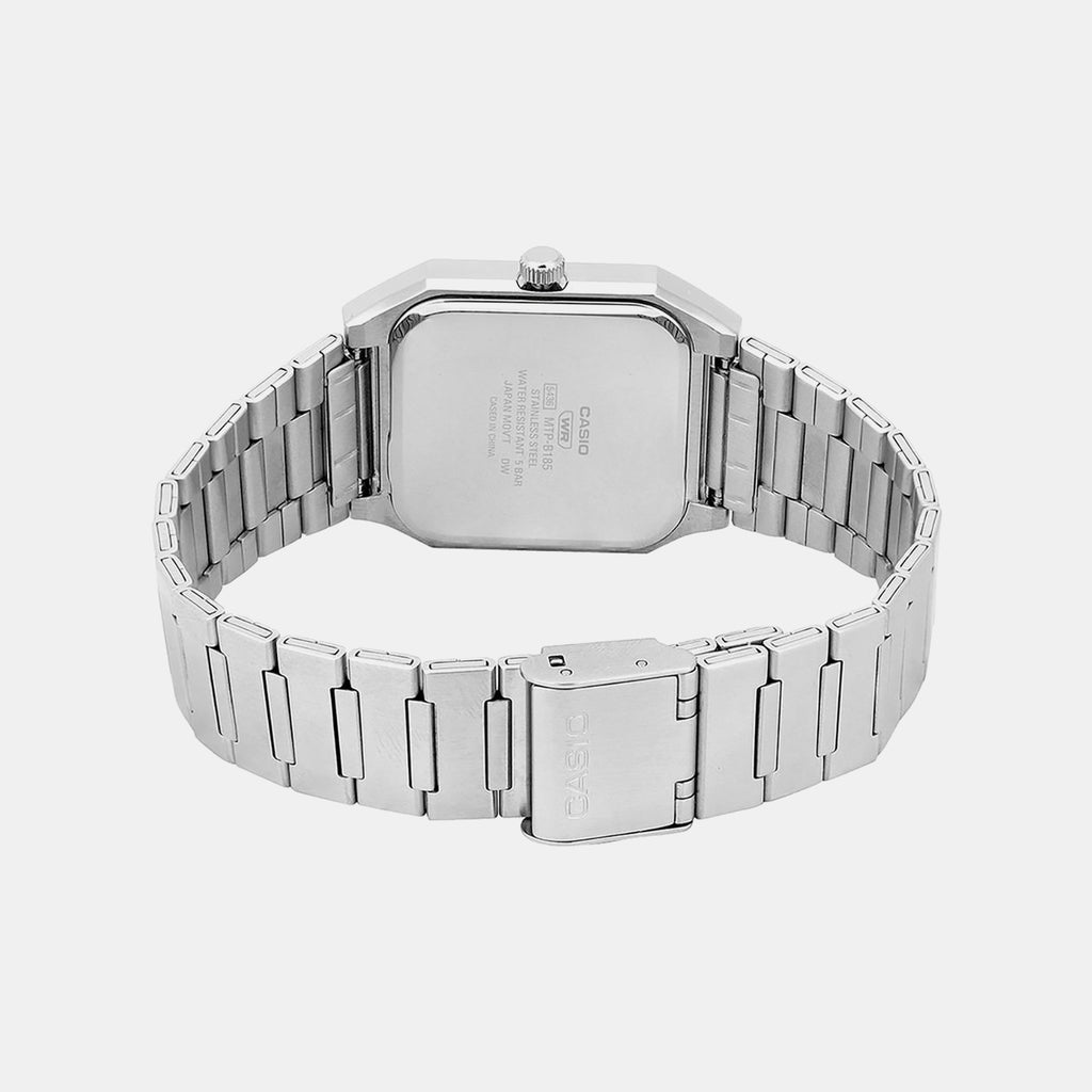 Enticer Men Quartz Black Dial Analog Stainless Steel Watch A2465