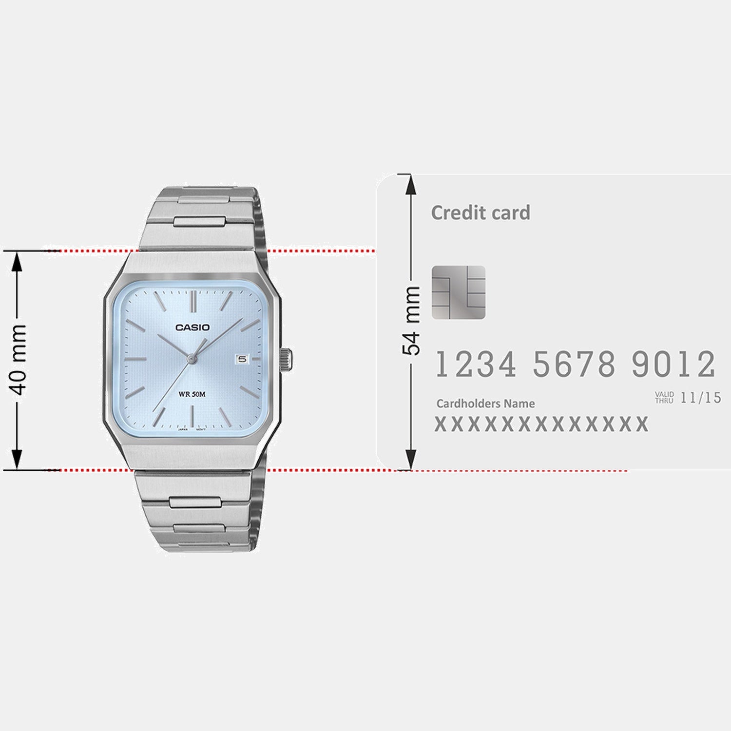 Enticer Men Quartz Sky Blue Dial Analog Stainless Steel Watch A2467