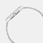 Enticer Men Quartz Silver Dial Analog Stainless Steel Watch A2468