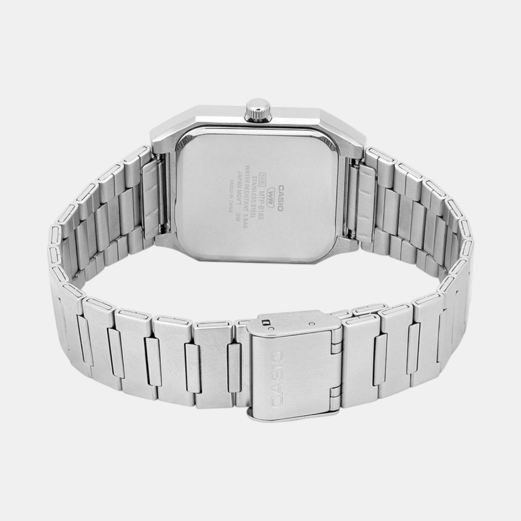 Enticer Men Quartz Silver Dial Analog Stainless Steel Watch A2468