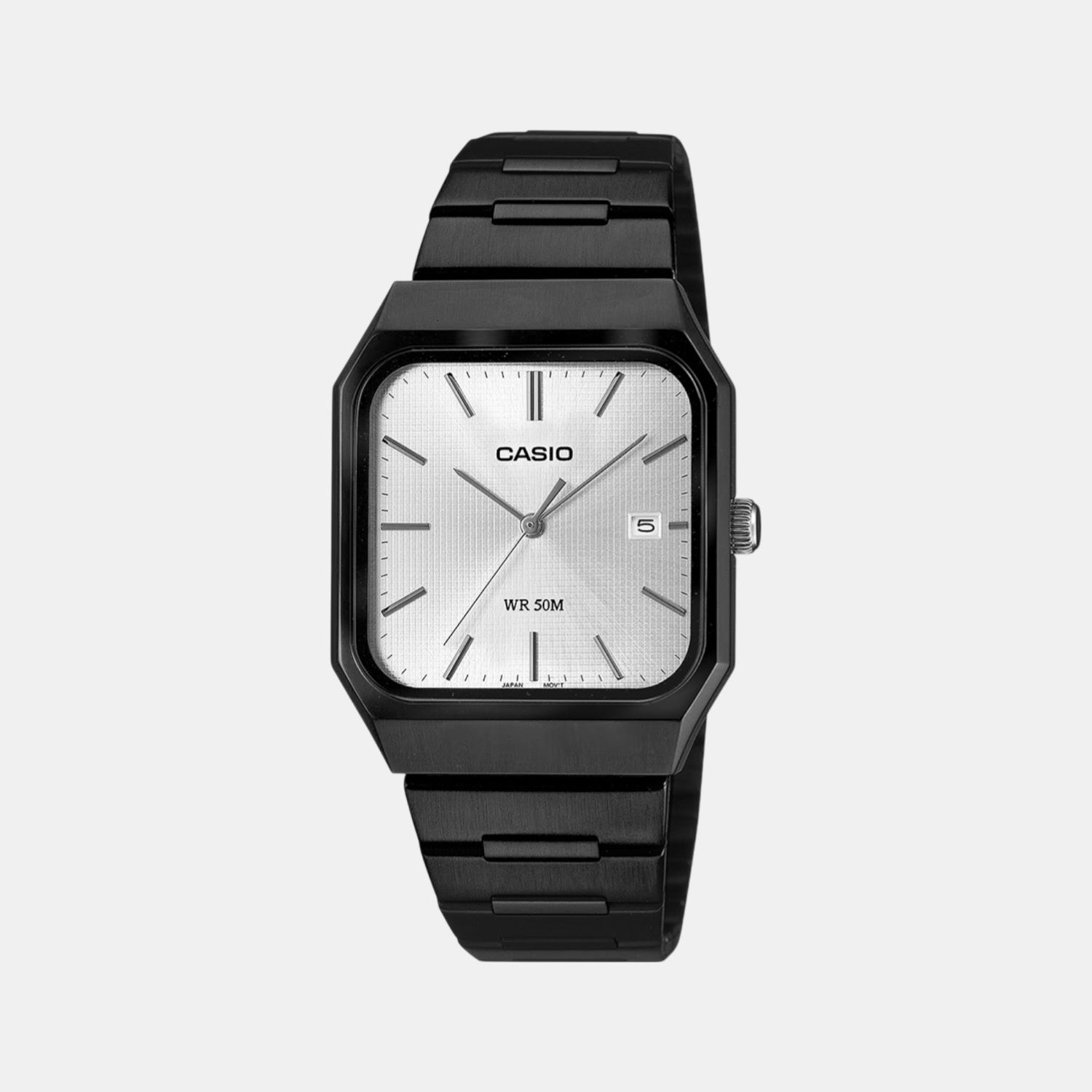 Casio Enticer Men Quartz Silver Dial Analog Stainless Steel Watch A2469