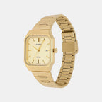 Enticer Men Quartz Gold Dial Analog Stainless Steel Watch A2470