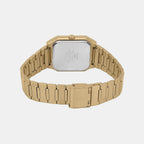 Enticer Men Quartz Gold Dial Analog Stainless Steel Watch A2470