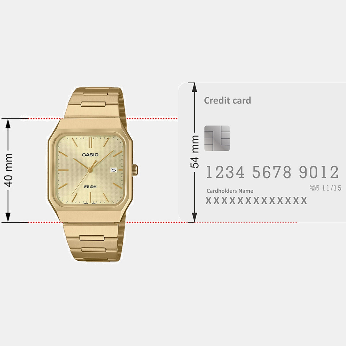 Enticer Men Quartz Gold Dial Analog Stainless Steel Watch A2470
