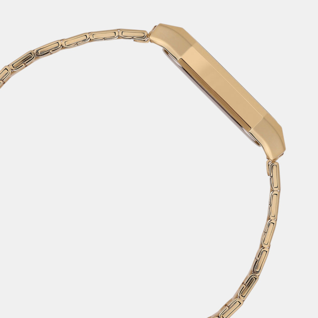 Enticer Men Quartz Gold Dial Analog Stainless Steel Watch A2470