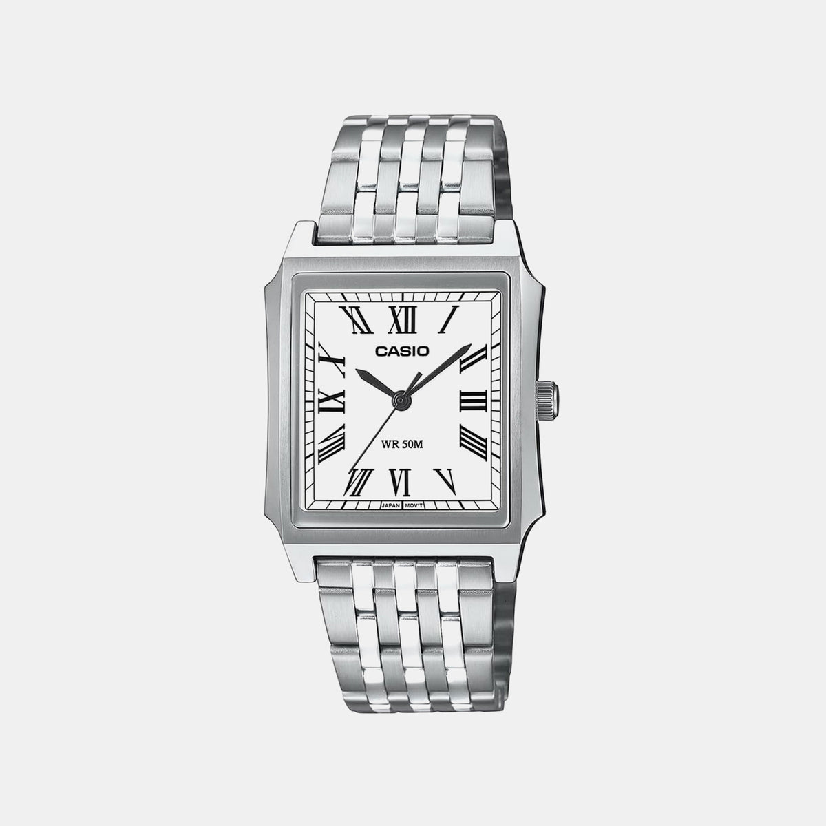 Enticer Men Quartz White Dial Analog Stainless Steel Watch A2472