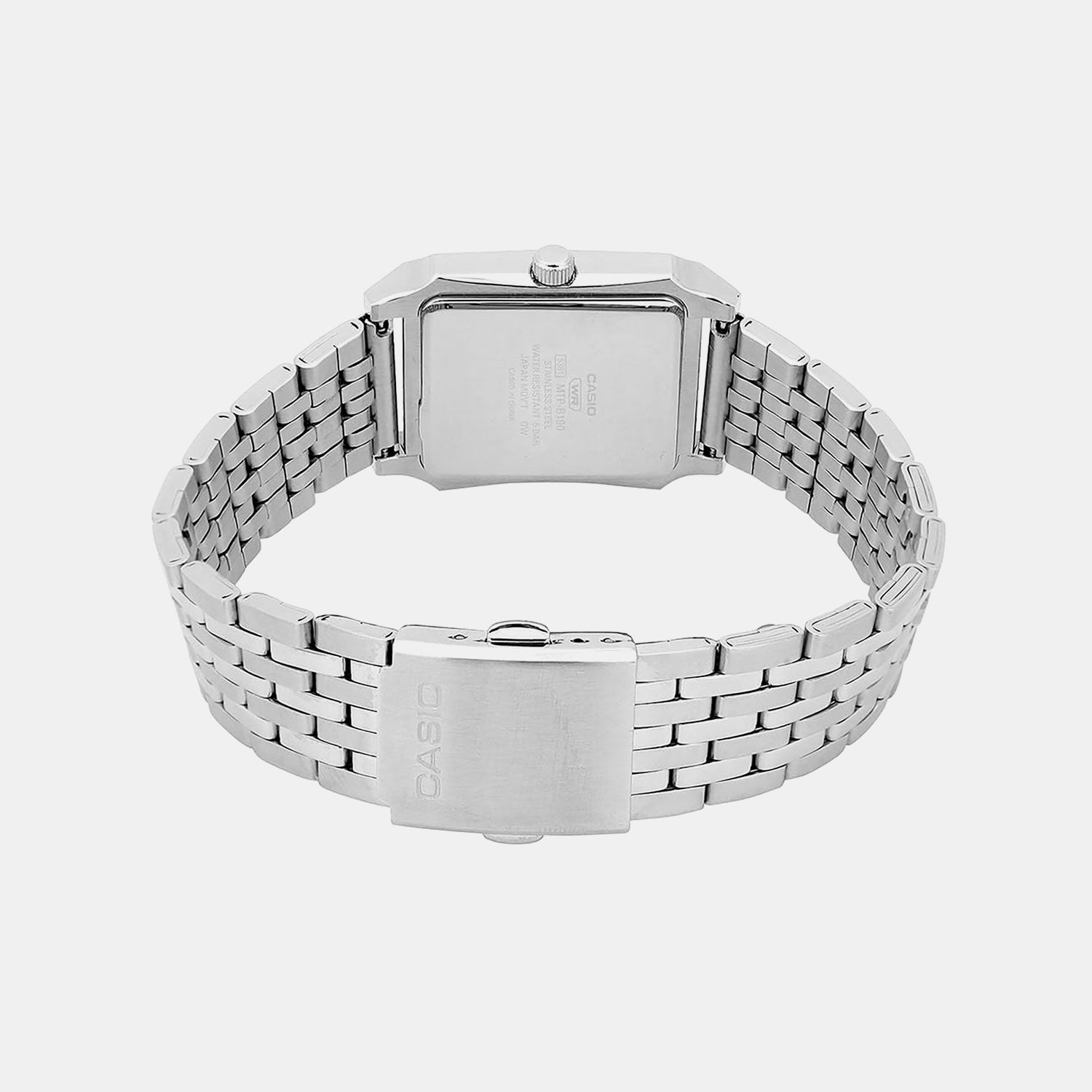 Enticer Men Quartz White Dial Analog Stainless Steel Watch MTP-B190D-7BVDF A2472