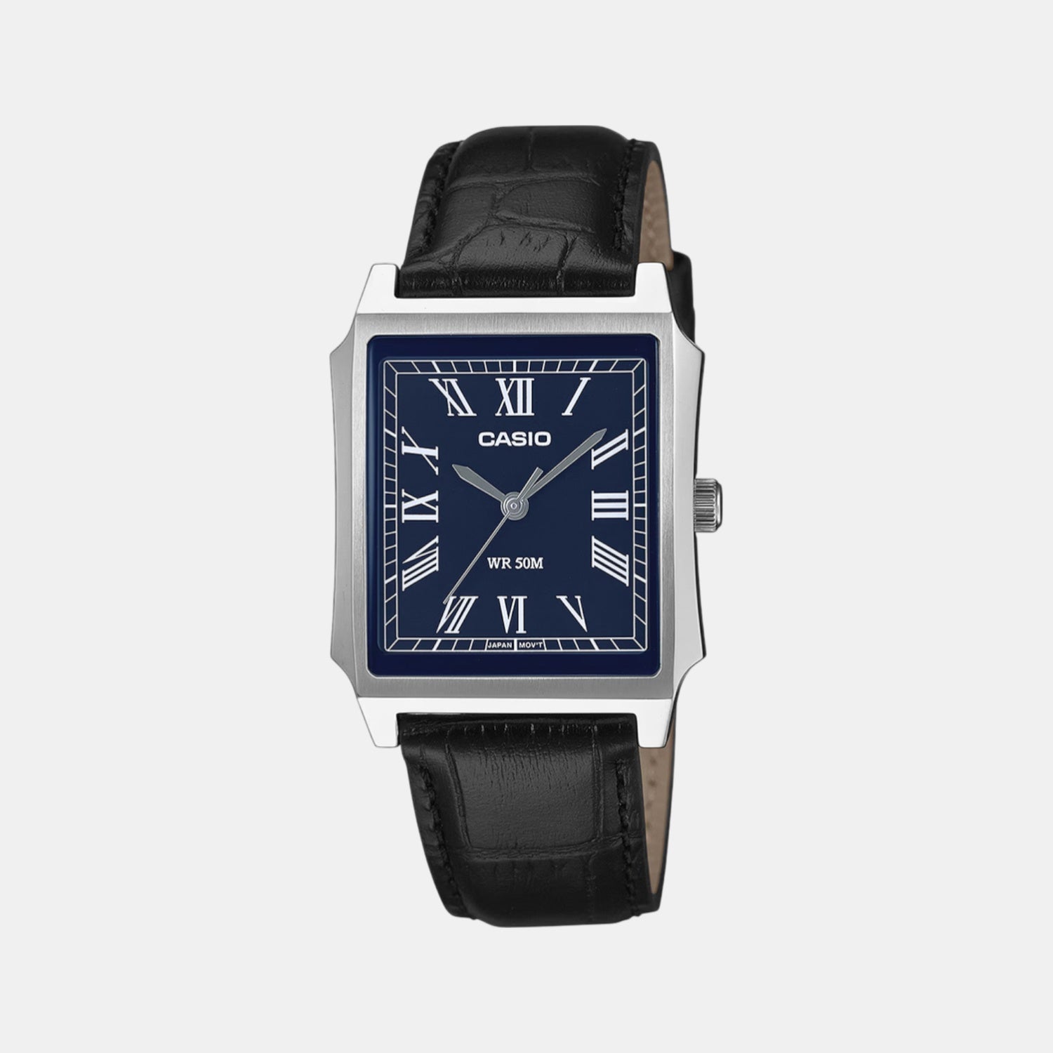 Enticer Men Quartz Blue Dial Analog Stainless Steel Watch A2474