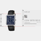 Enticer Men Quartz Blue Dial Analog Stainless Steel Watch A2474